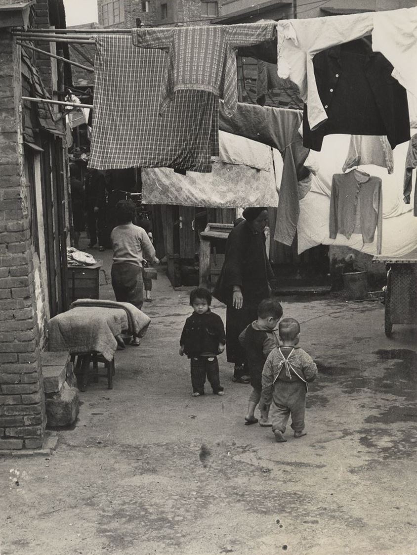 Drying Clothes in the Alley